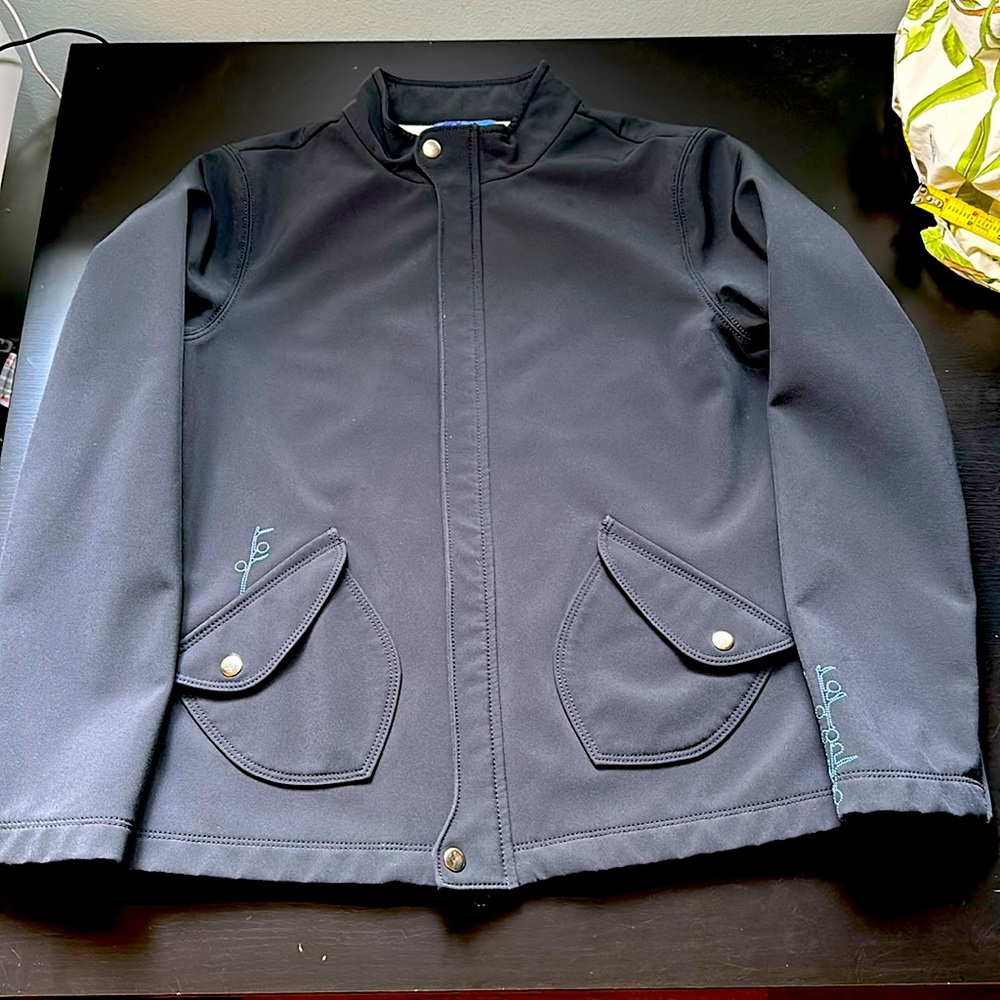 Title nine size medium soft shell bomber jacket. Excellent condition.